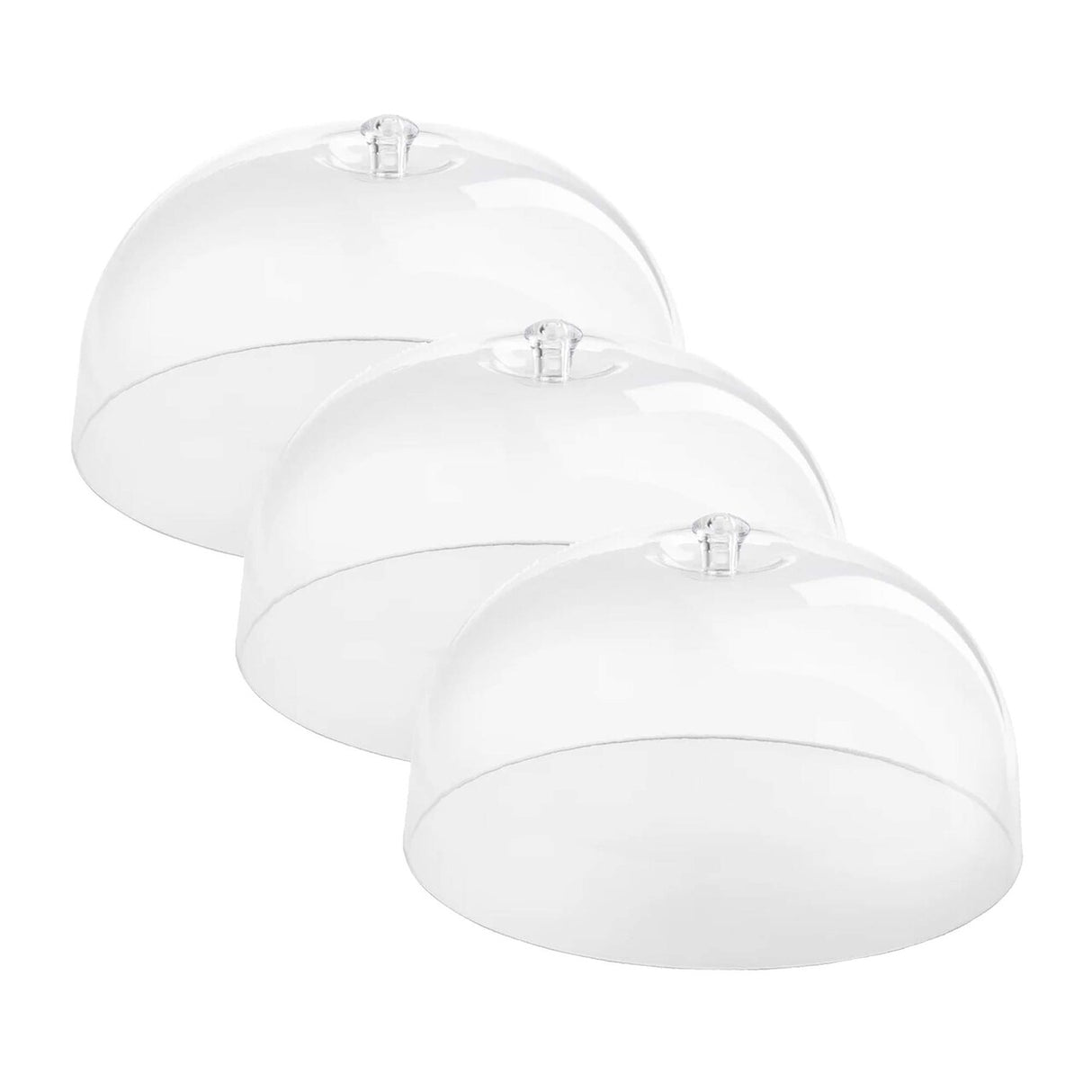 Clear Round Cake Display Dome SAN Plastic