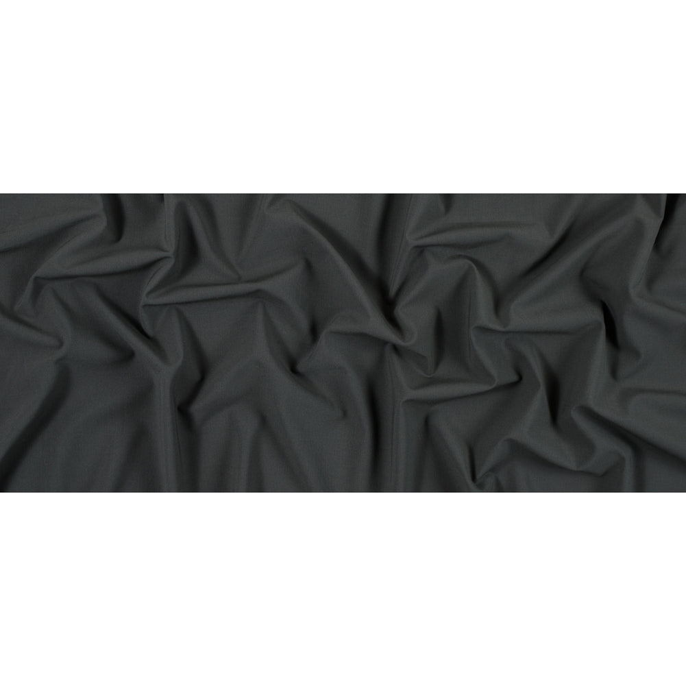 Dusty Olive Stretch Cotton and Polyester Woven