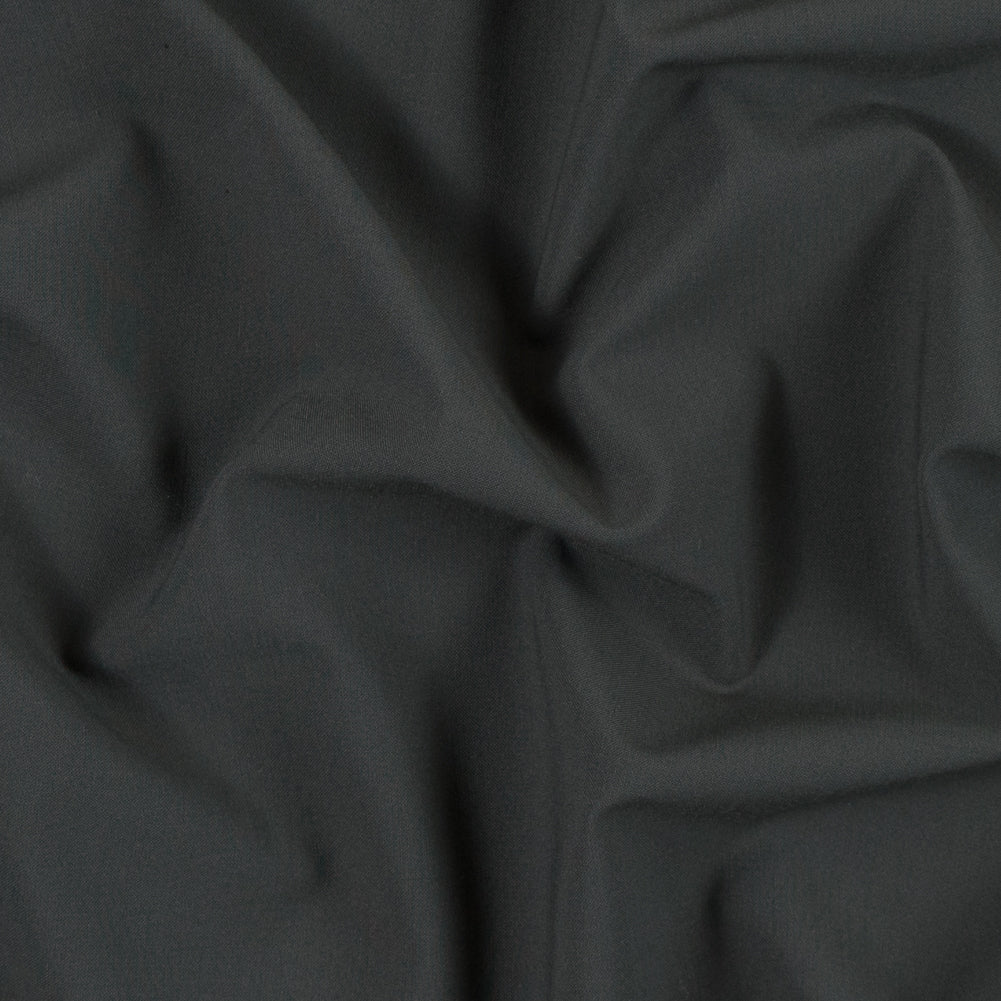 Dusty Olive Stretch Cotton and Polyester Woven