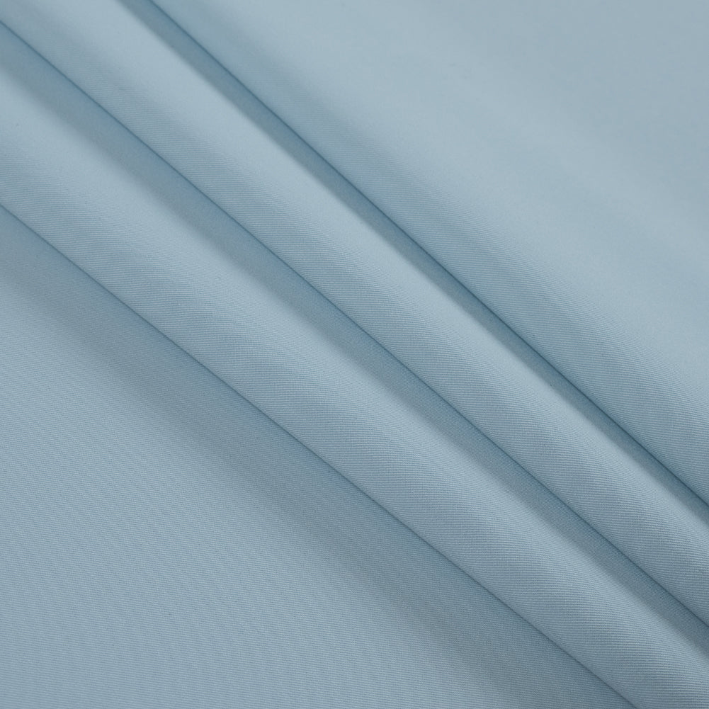 Wan Blue Stretch Polyester Twill