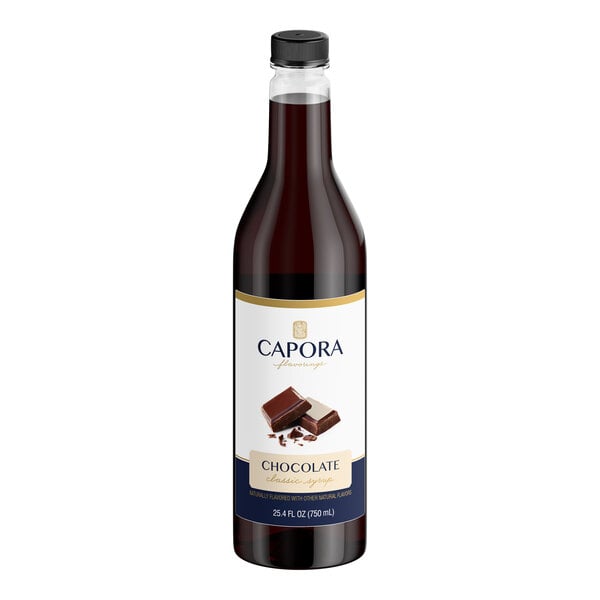 Capora Chocolate Flavoring Syrup 750 mL - 6/Case