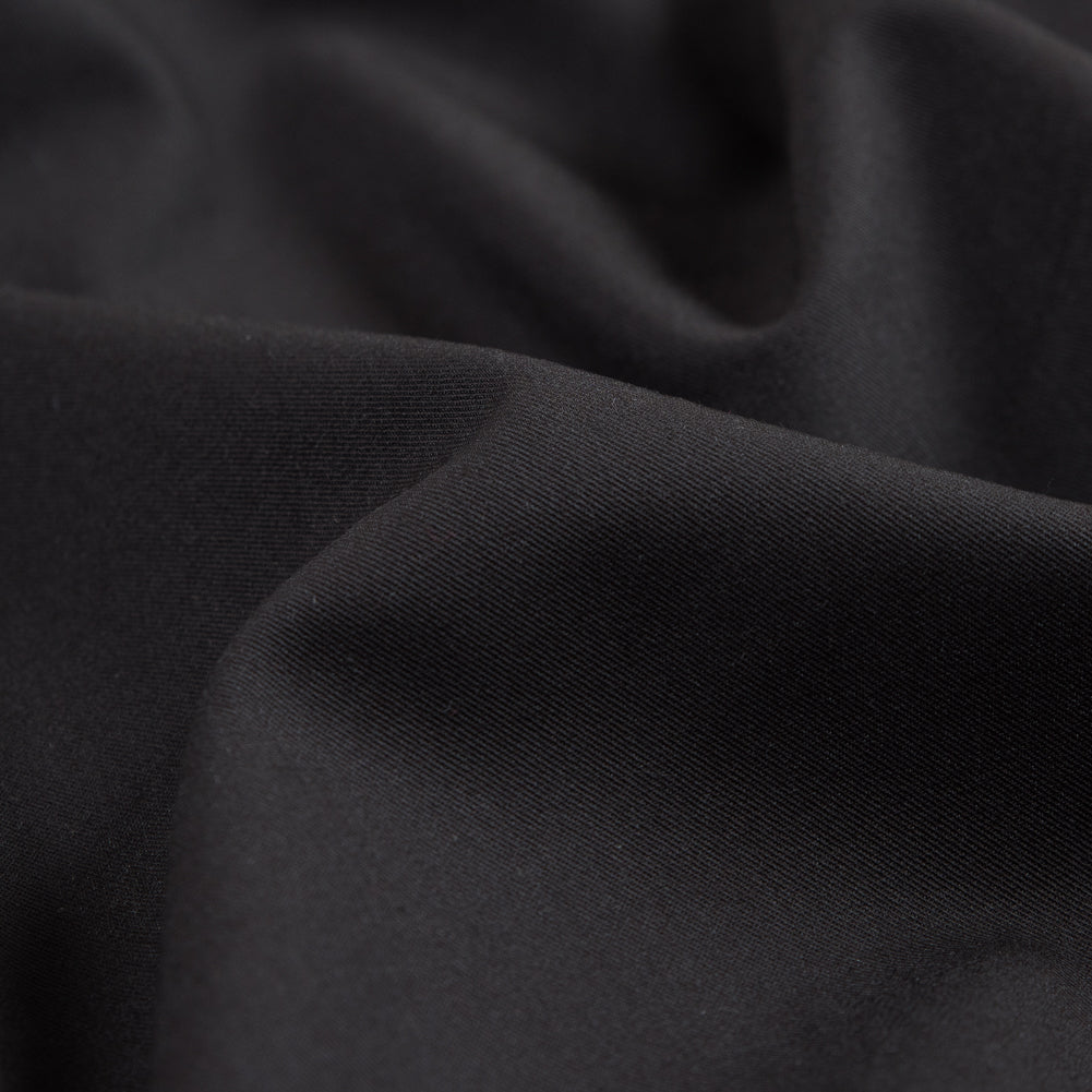 Coffeebean Stretch Polyester Twill