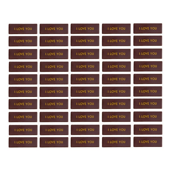 Chocolatree I Love You Chocolate Decoration - 300/Case