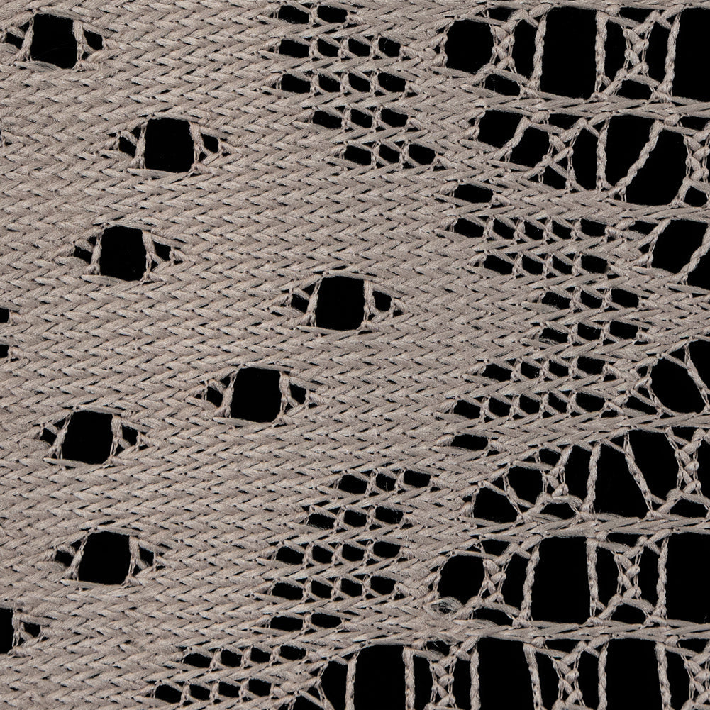 Famous NYC Designer Mojave Desert Crochet Lace with Scallop Border Design