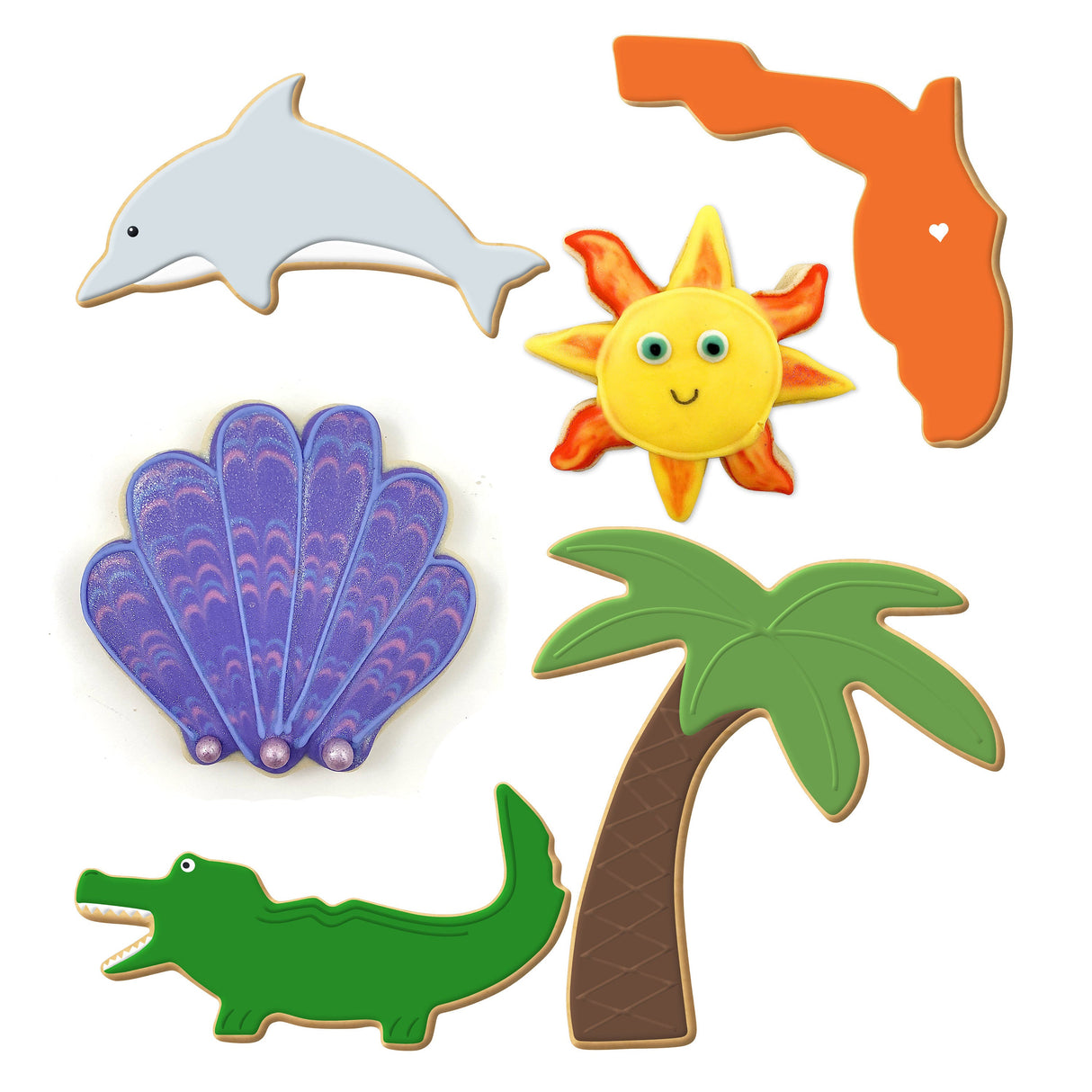 Florida Cookie Cutter 6 PC Set HS330