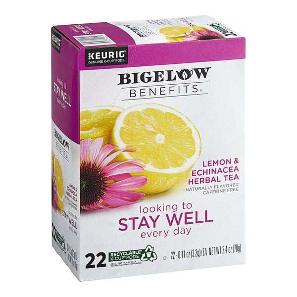 Bigelow Benefits Stay Well Herbal Tea Single Serve Keurig® K-Cup® Pods - 88/Case