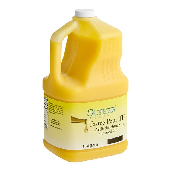 Superb Select 1 Gallon Liquid Butter Flavored Oil Alternative - 4/Case