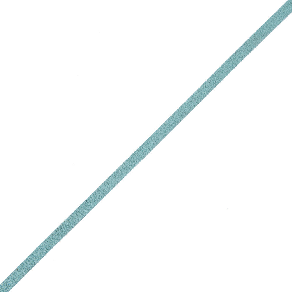 Beryl Green Faux Suede Cord/Ribbon - 0.2"