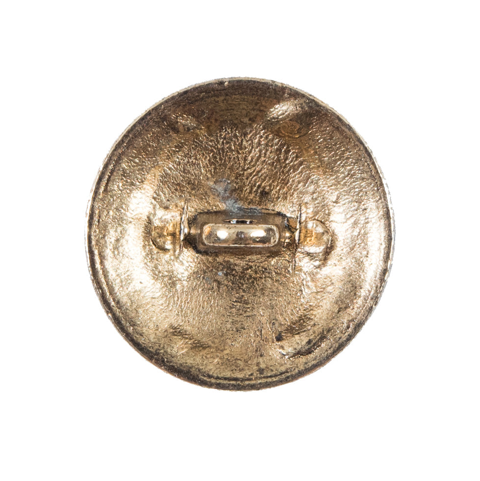 Gold Metal Coat Button - 40L/25.5mm