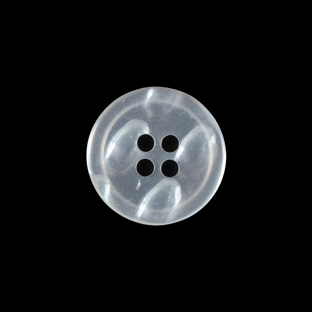 Clear Iridescent Plastic Button - 30L/19mm