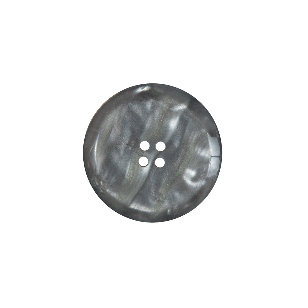 Gray Iridescent Plastic Button - 32L/20mm