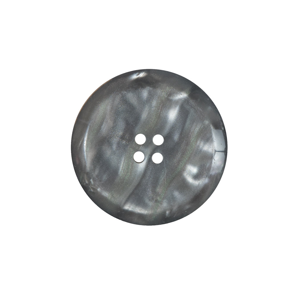 Gray Iridescent Plastic Button - 36L/23mm