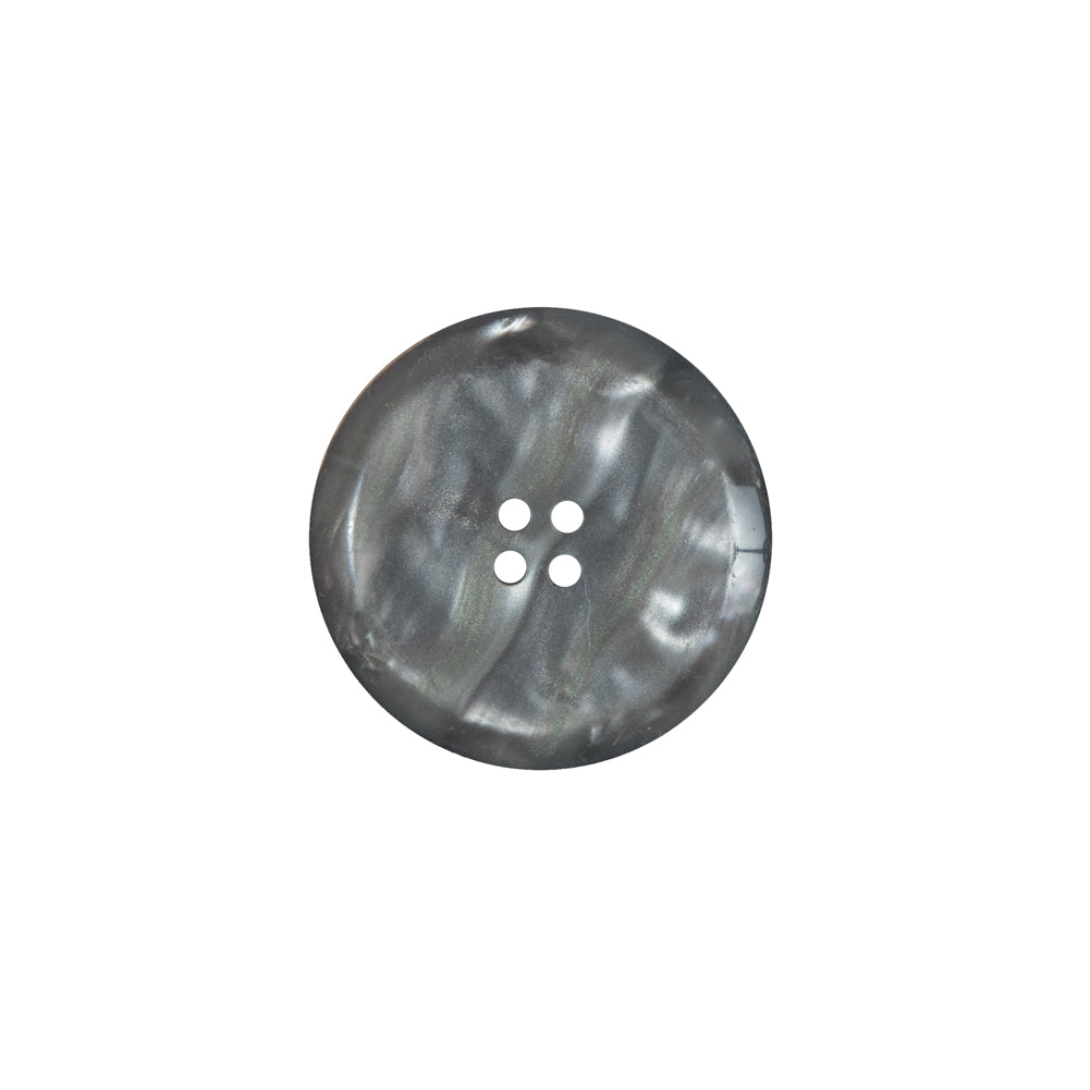 Gray Iridescent Plastic Button - 28L/18mm