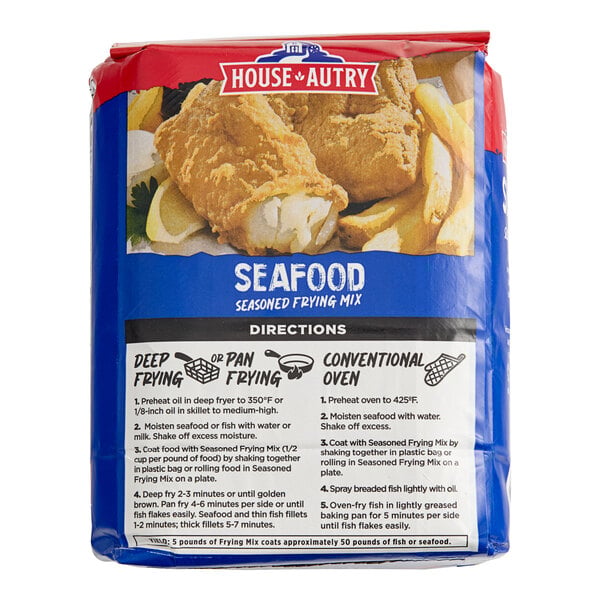 House-Autry Seafood Breader Mix 5 lb. - 6/Case