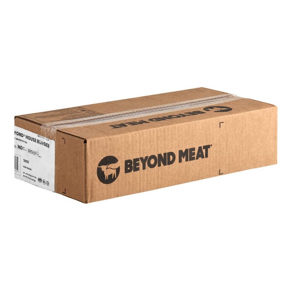 Beyond Meat Plant-Based Vegan House Burger Patty 4 oz. - 40/Case