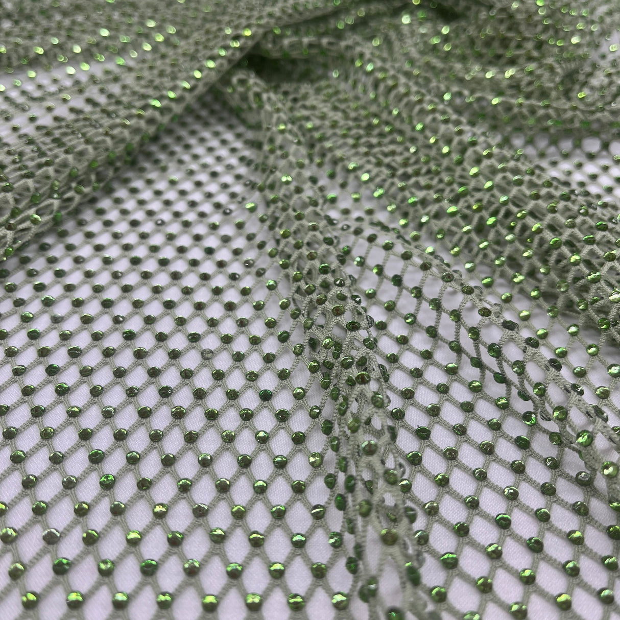 Diamond Fishnet 4-Way Stretch Fabric
