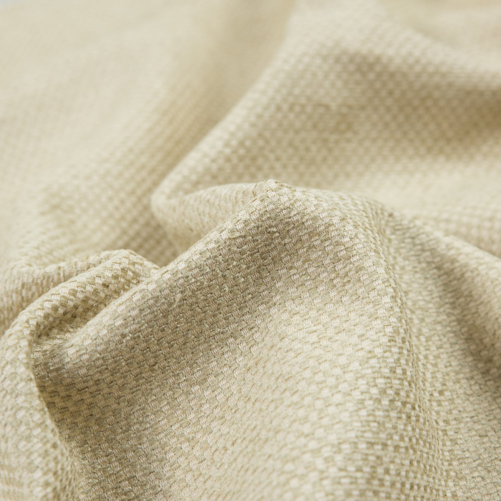 Frozen Dew and Green Haze Basketwoven Chenille Mix