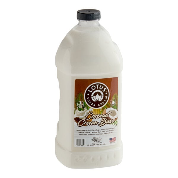 Lotus Plant Energy Coconut Cream Base 3:1 Concentrate 64 fl. oz. - 6/Case