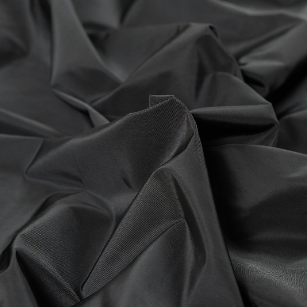 Black Wind Resistant Polyester with P/D Finishing - 75D*75D