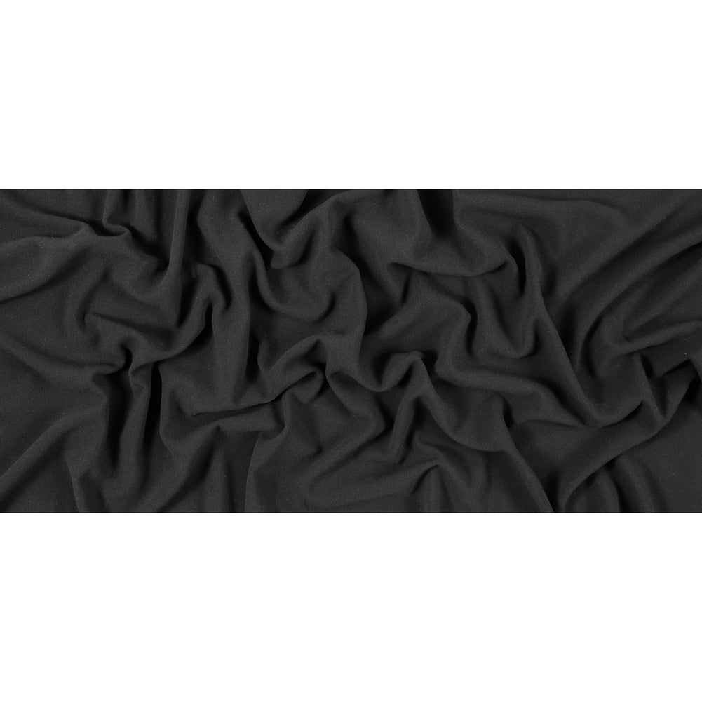 Italian Black Blended Rayon Crepe
