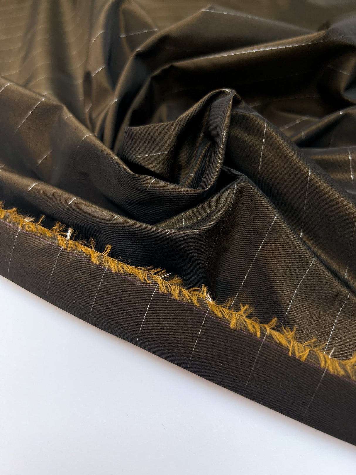 Golden Brown Changeant Lurex Fabric