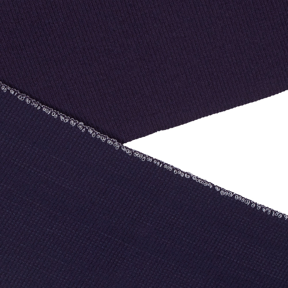 Mysterioso Purple Heavy Rib Knit Trim - 7" x 38"