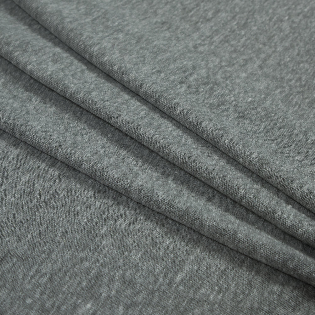 Heather Ash Linen and Polyester Knit