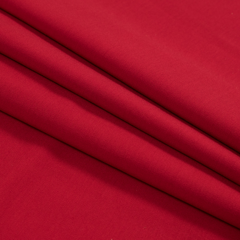 Stretch Ponte Knit - Red - Papilio Collection