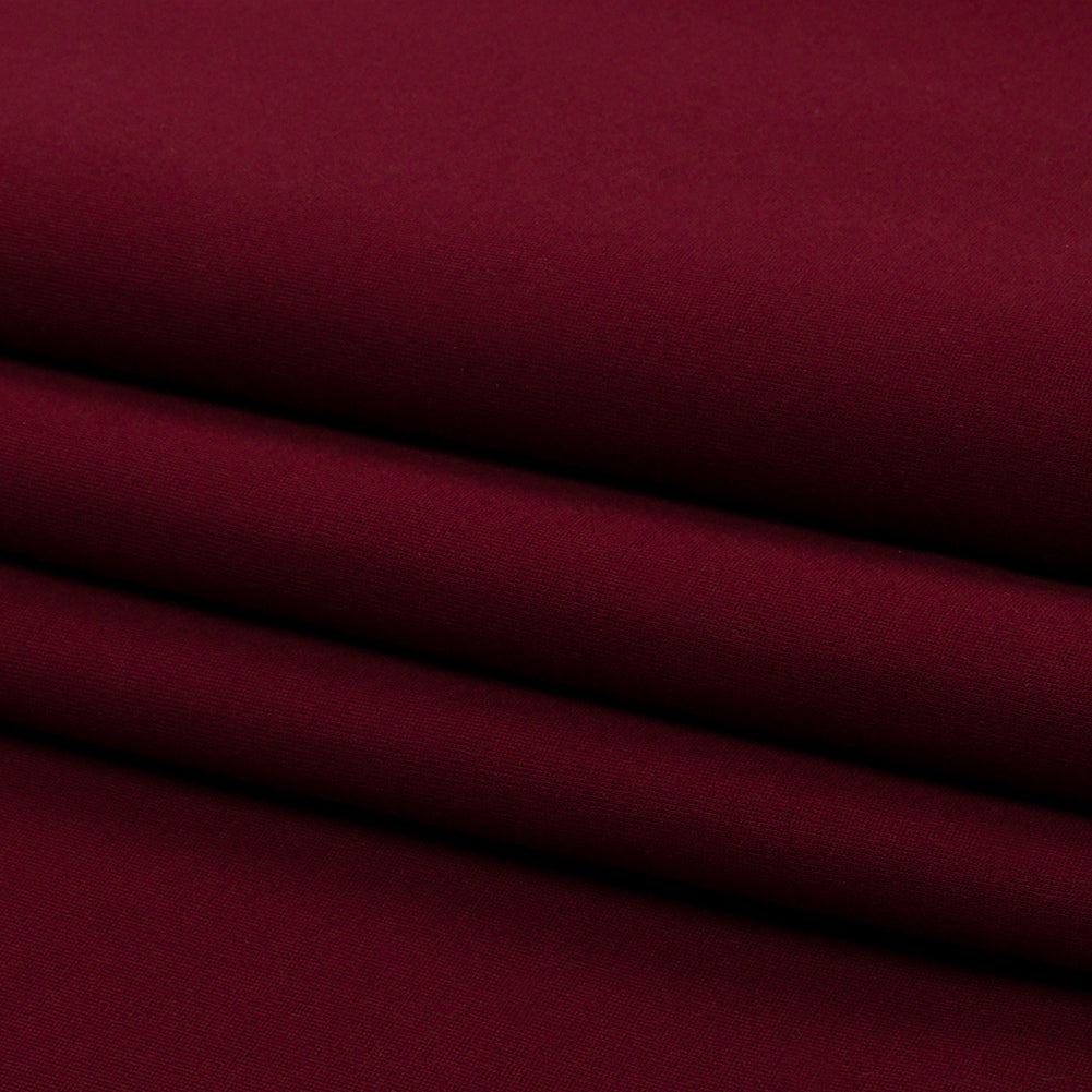 Stretch Ponte Knit - Burgundy - Papilio Collection