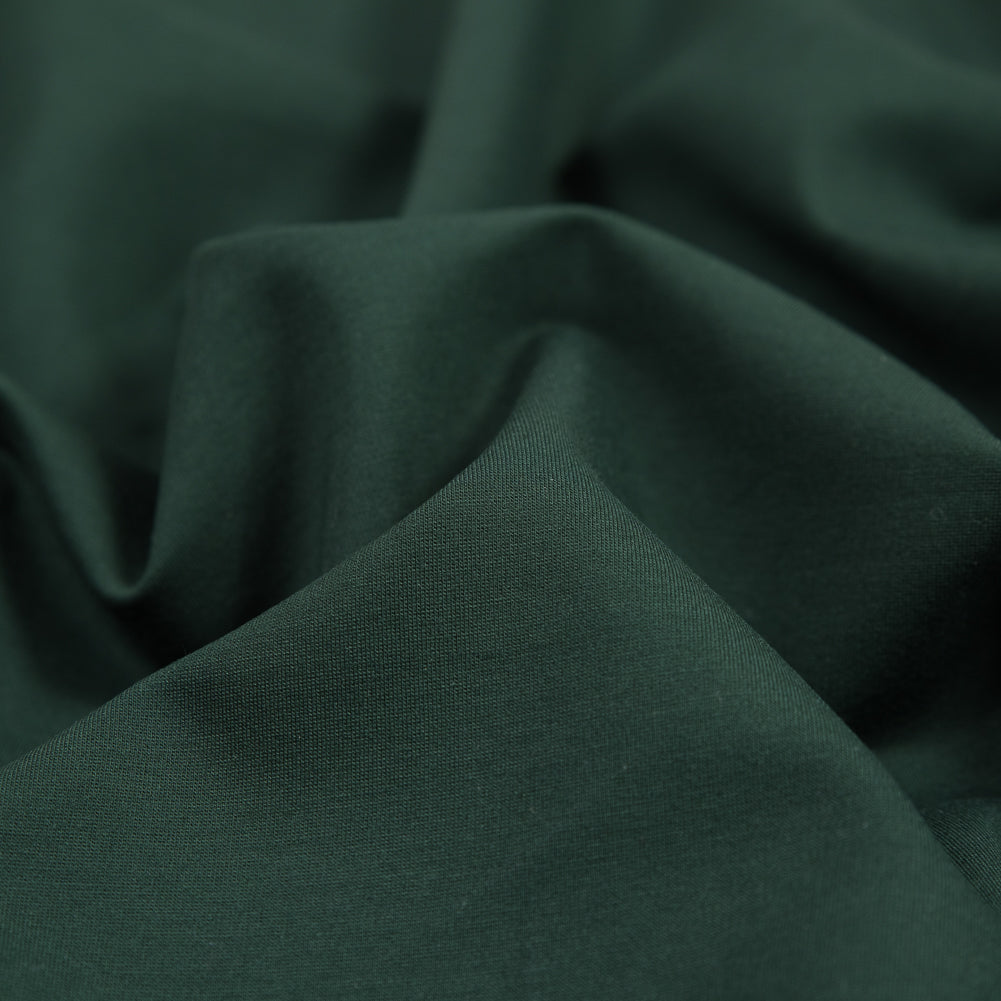 Stretch Ponte Knit - Forest Green - Papilio Collection