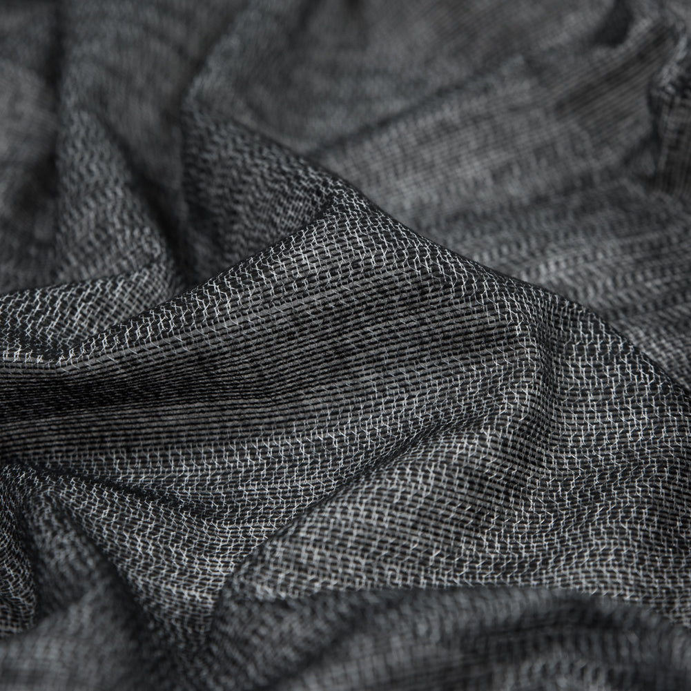 Heathered Black Warp Knitting Fusible Interfacing