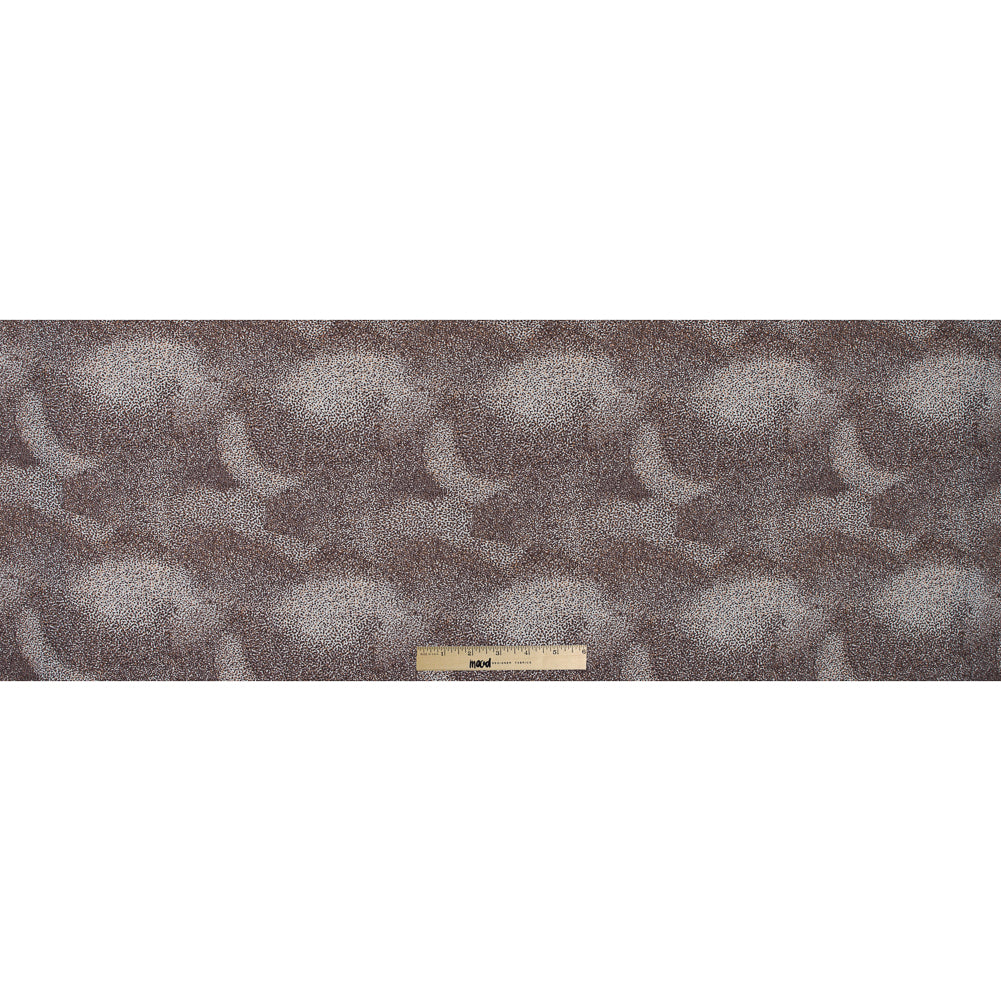 Italian Taupe Animal Digitally Printed Stretch Polyester