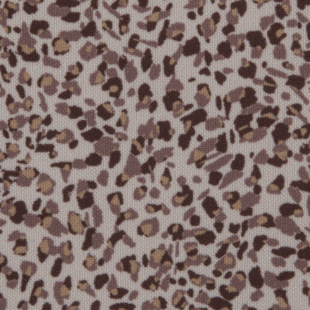 Italian Beige Animal Digitally Printed Stretch Polyester