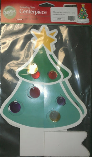 Vintage Twinkling Christmas Tree Centerpiece