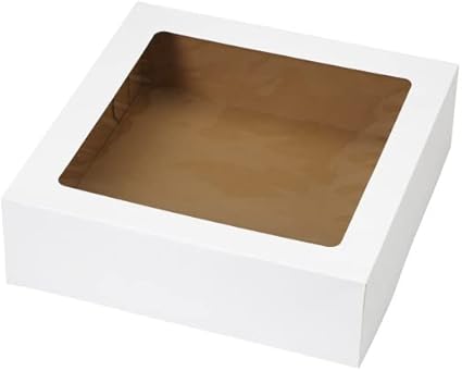 Wilton sturdy Cake Box, 16.25 by 16.25 by 5-Inch, 2-Pack with Windows 16.25x16.25x5"