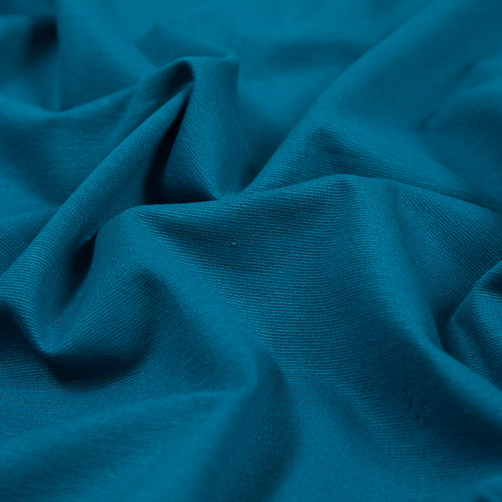 Oceanic Blue Stretch Double Knit