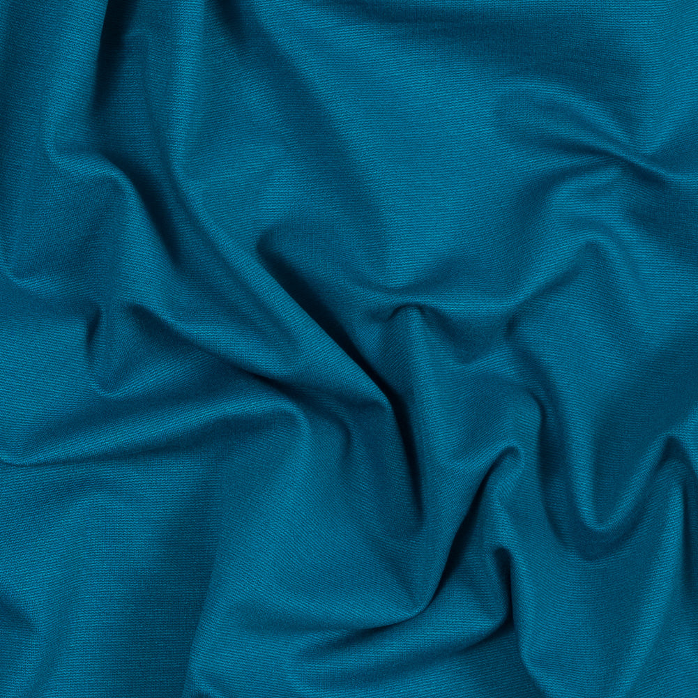 Oceanic Blue Stretch Double Knit