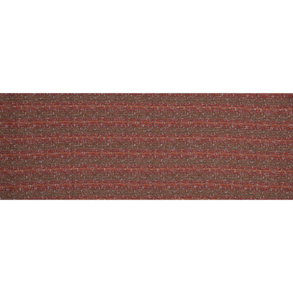 Red, Orange and Brown Cotton Tweed