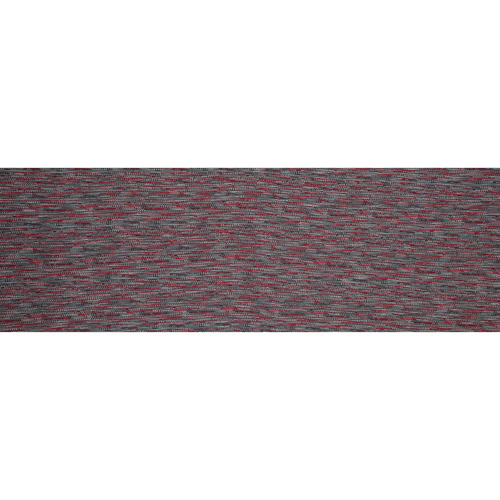 Red and White Cotton Tweed