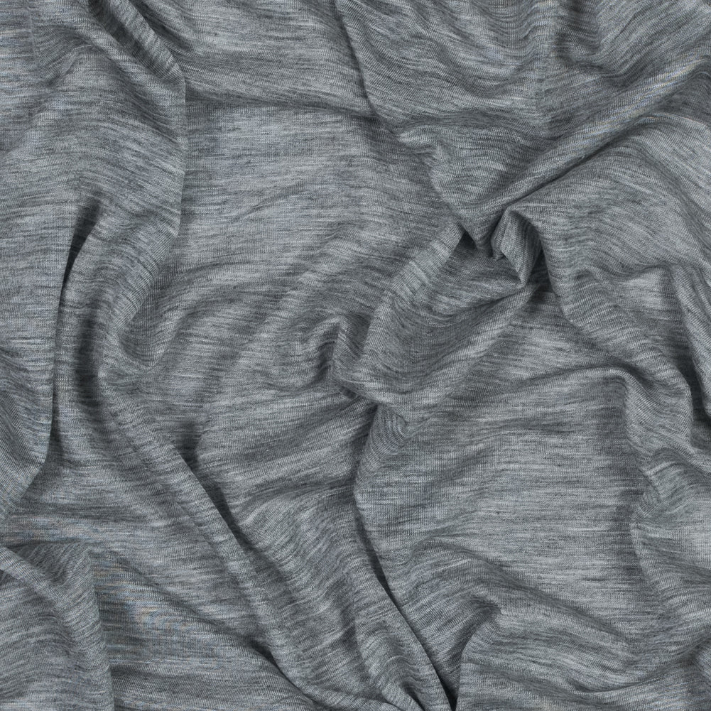 Light Heathered Gray Rayon Jersey