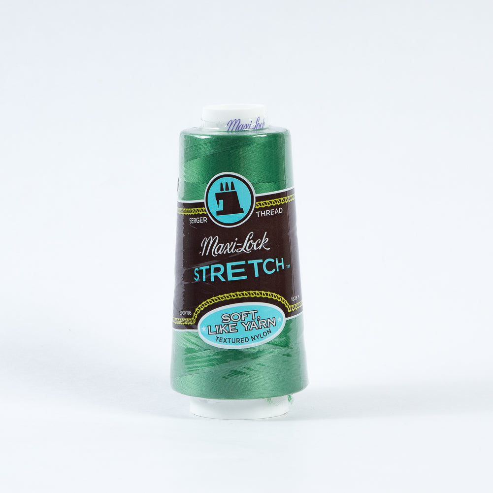 Maxi-Lock Stretch Serger Thread 2000yds - Emerald