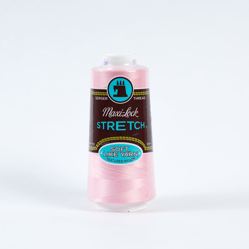 Maxi-Lock Stretch Serger Thread 2000yds - Medium Pink