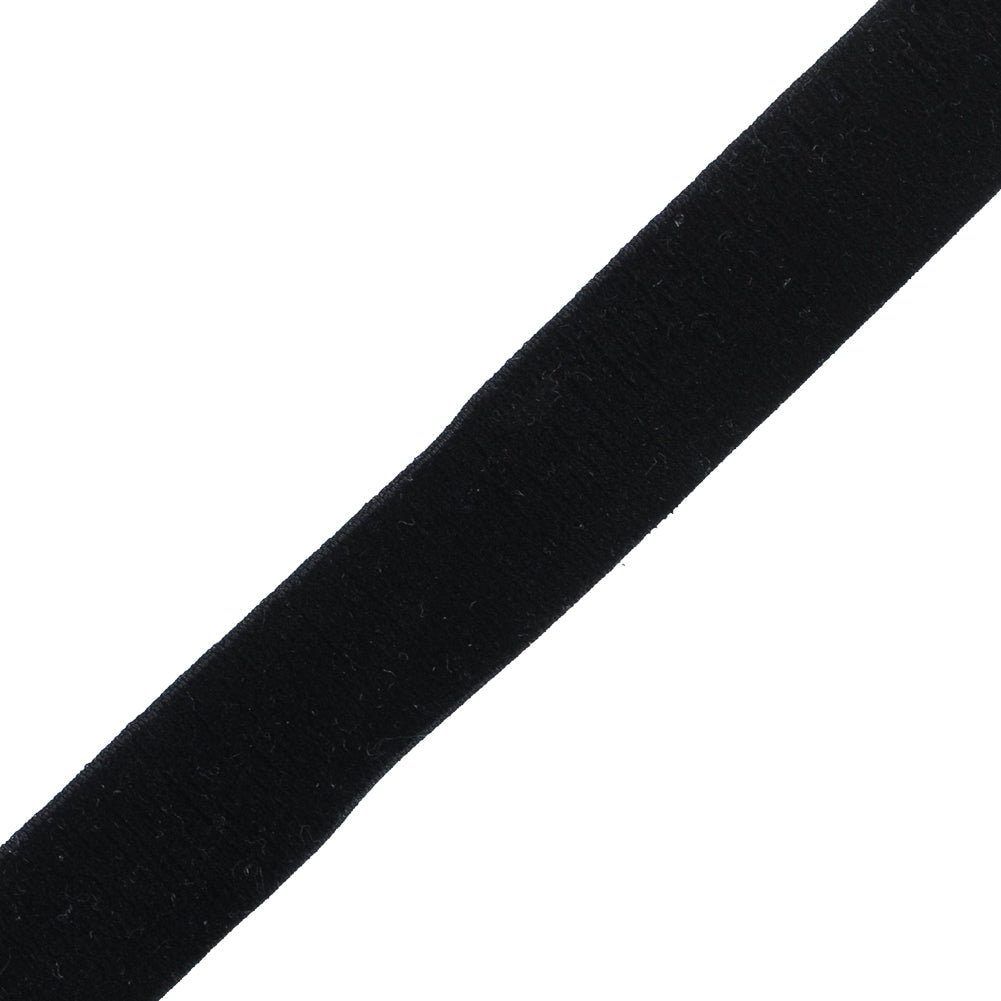 Stretch Black Single-Faced Velvet Ribbon