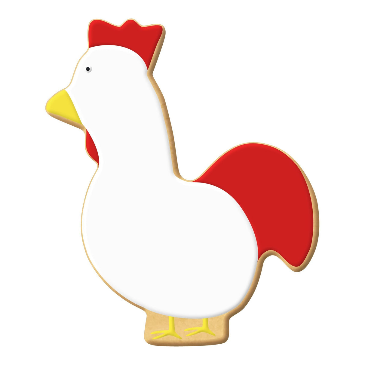 Rooster Cookie Cutter 3.5 in B534