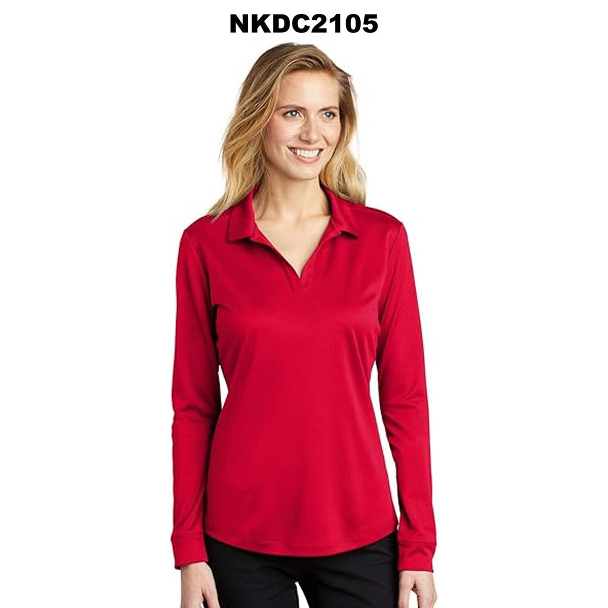 Nike® Ladies Dri-FIT Micro Pique Long Sleeve Polo