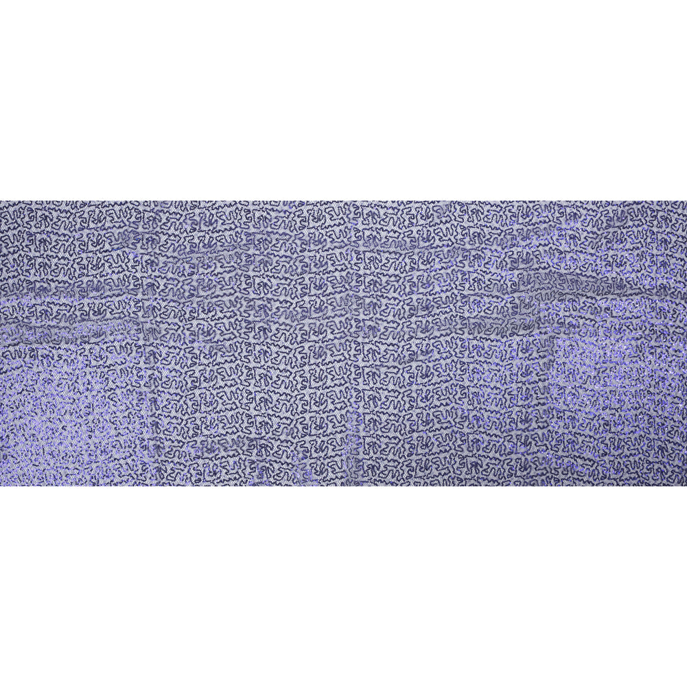 Netting with All-Over Circle Baby Sequins - Purple