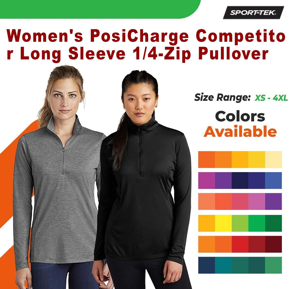 Sport-Tek® Women's PosiCharge Competitor Long Sleeve 1/4-Zip Pullover