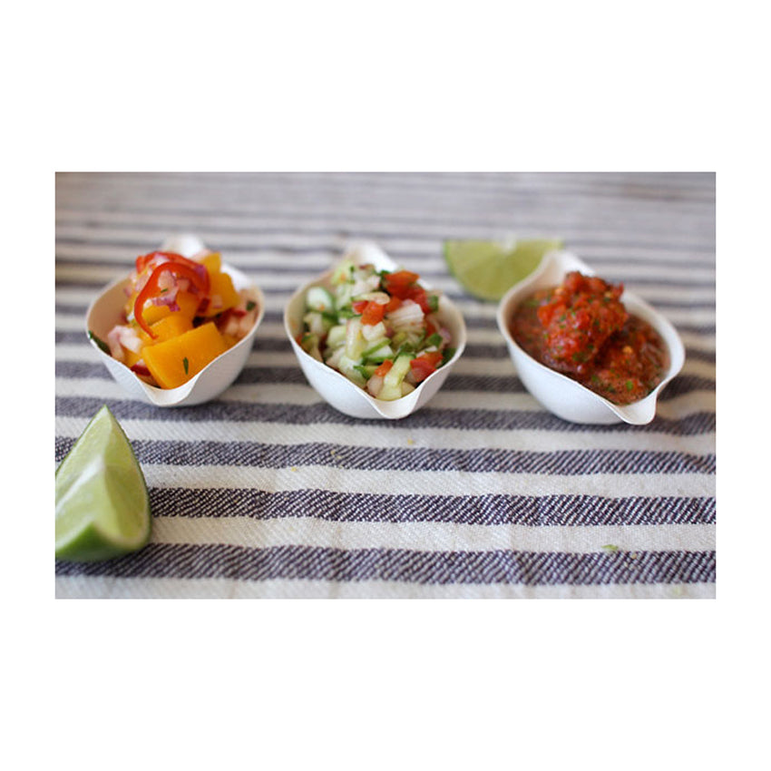 Packnwood Diamond Shaped Sugarcane Sauce Dish, 1.5 oz, 4.3" x 2" x 1" H, Case of 300