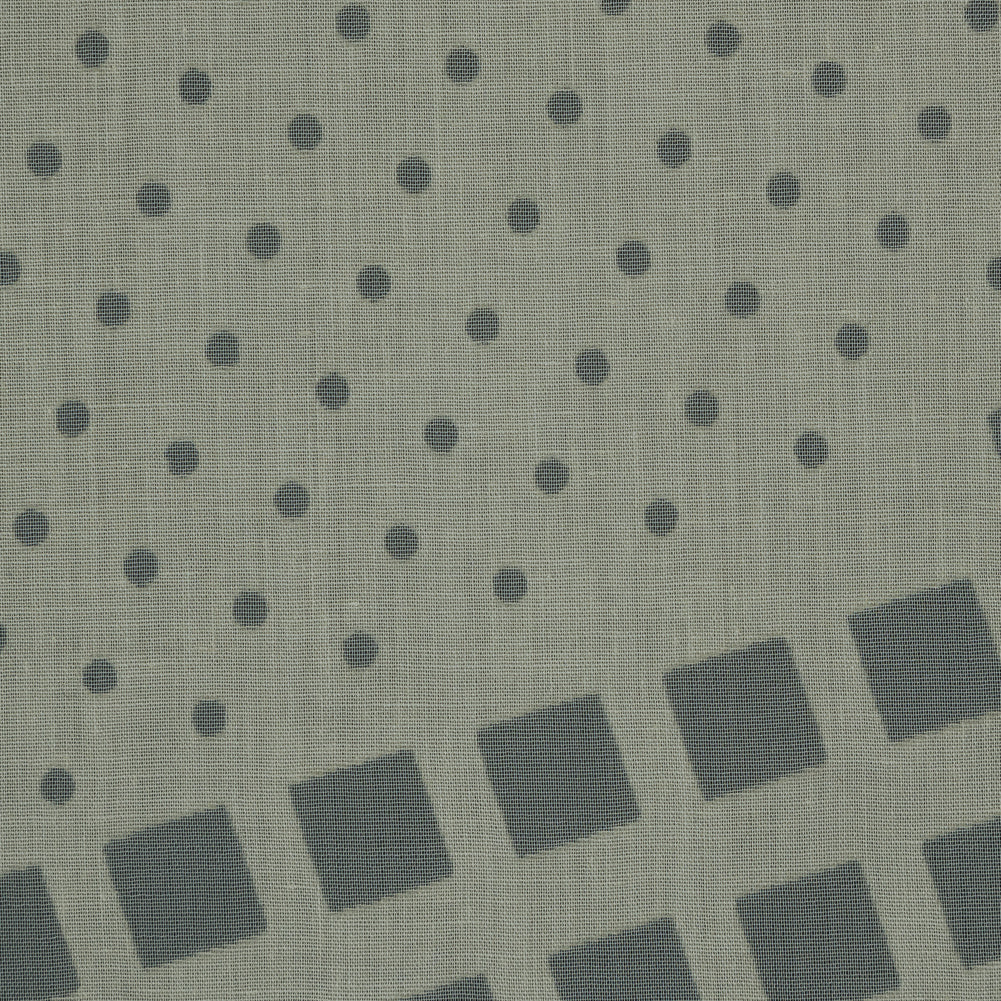 Mellow Yellow Geometric Poly-Cotton Burnout