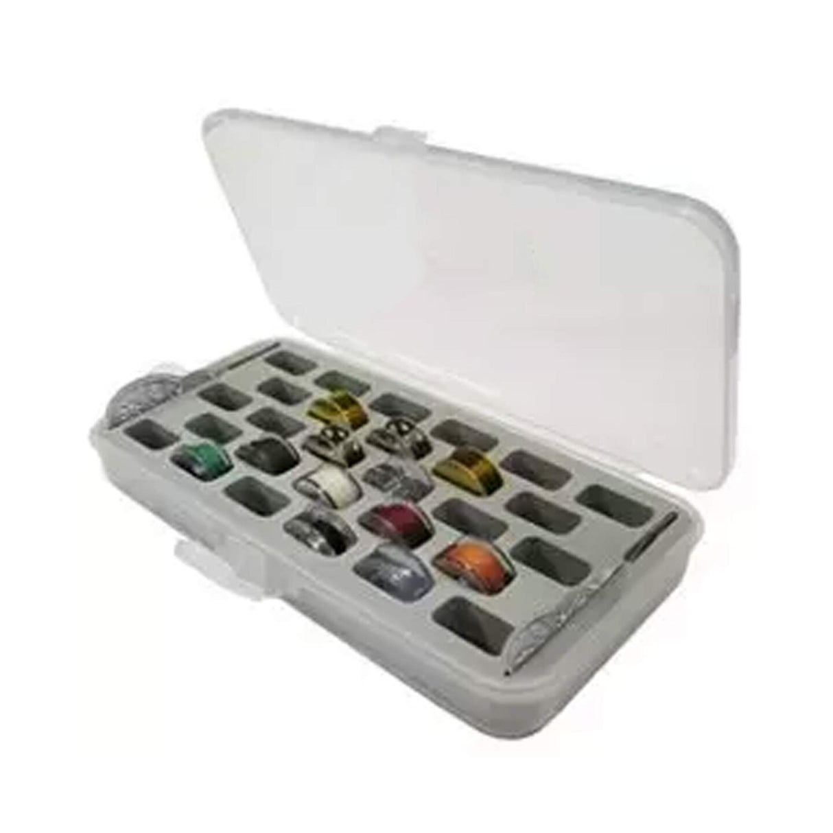 28 Bobbin Organizer Box with Fitted Foam for Sewing